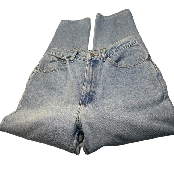 JORDACHE Wide Leg Tapered High Waisted Jeans Sz 12 - Picture 4 of 14